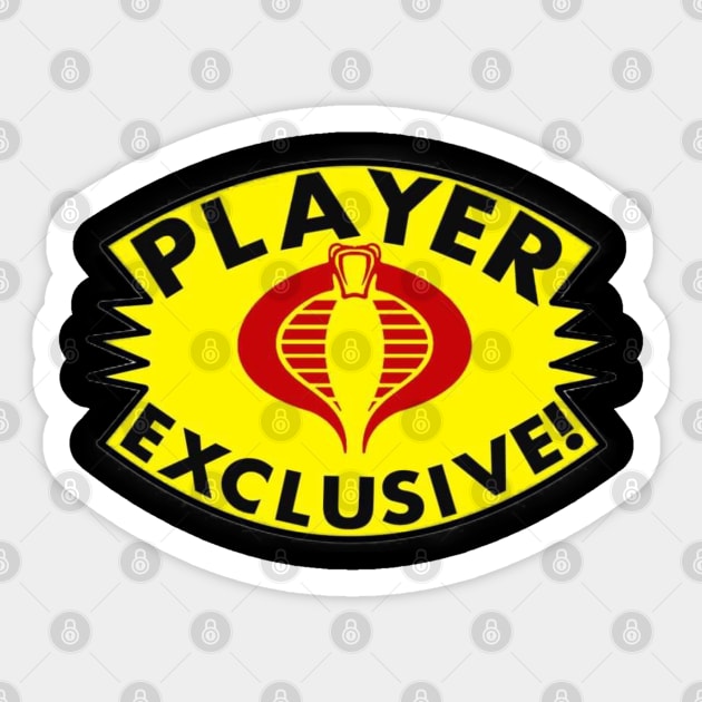 Cobra Sticker by Player Exclusive